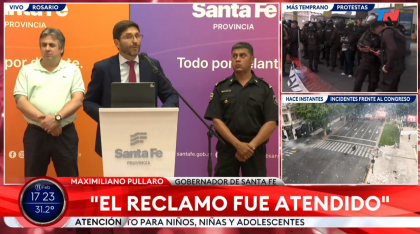 Pullaro dijo que la protesta “fue un reclamo justo y genuino”