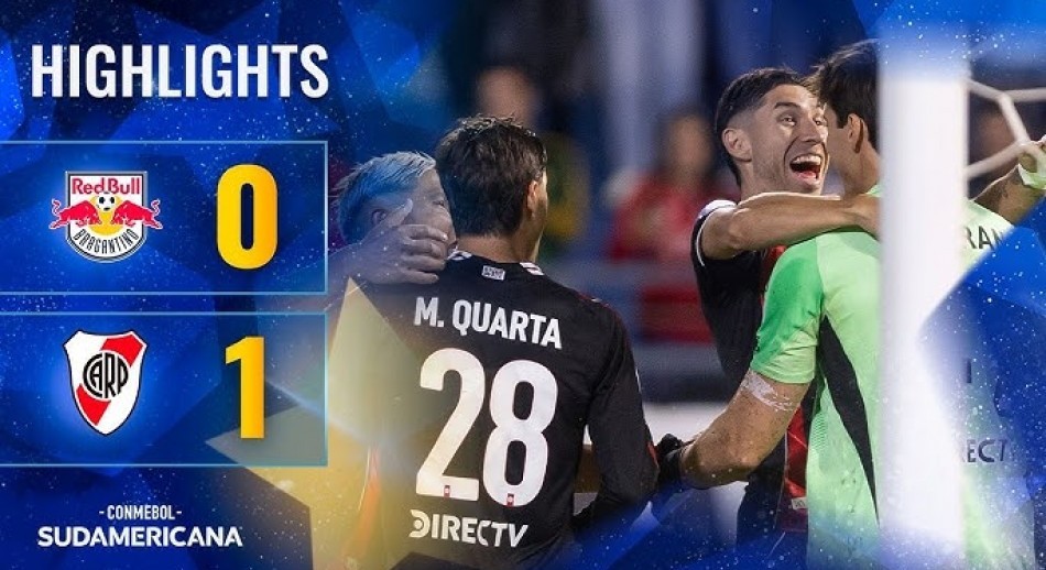 Sudamericana: River venció 1-0 a Bragantino y recuperó la punta del Grupo H