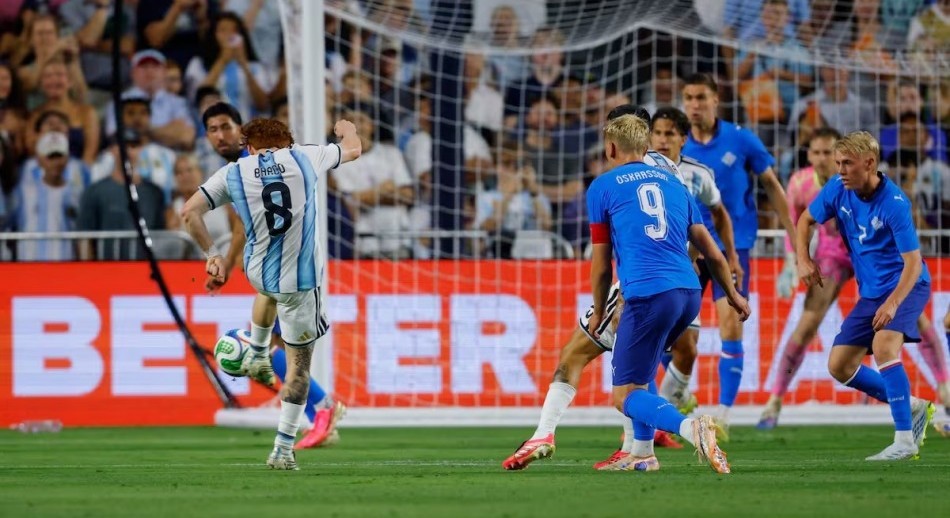Argentina goleó a Islandia y se prepara de la mejor manera para el Mundial 2026